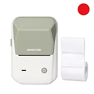 《精臣 NIIMBOT》B1 艾綠色|台灣公司貨 ✦ 附白色貼紙|標籤打印機 學生姓名貼 居家收納