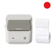 《精臣 NIIMBOT》B31 淺沙色|台灣公司貨 ✦ 附白色貼紙|大尺寸標籤機 文具店書店標籤 烘焙食品 超商價標