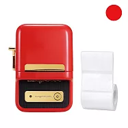 《精臣 NIIMBOT》B21S 紅色|台灣公司貨 ✦ 附白色貼紙|拾光標籤機 藍牙熱感應標籤機