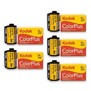 【Kodak 柯達】ColorPlus 200 135底片(36張)-彩色負片 (五入組)