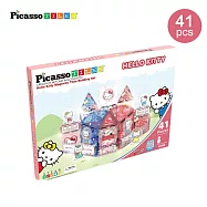 PicassoTiles 三麗鷗系列彩繪磁力片-Hello Kitty 41PCS