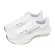 Mizuno 美津濃 慢跑鞋 Wave Inspire 22 男鞋 白 黑 支撐 緩震 J1GC2644-07 25cm WHITE/BLACK