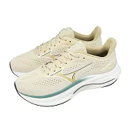 Mizuno 美津濃 慢跑鞋 Wave Inspire 22 超寬楦 男鞋 米白 支撐 緩震 J1GC2645-08 27cm BEIGE/WHITE