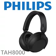 PHILIPS TAH8000 Hi-Res 金標旗艦降噪藍牙耳罩耳機 金響大師 公司貨保固一年 黑色