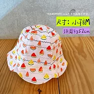 手作森林【DIY材料包】花瓣帽 影音教學 原創印花 夏日西瓜 系列 遮陽帽 造型帽 波浪帽 自有品牌布料 M -甜夏果果(粉色西瓜)/份