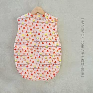 手作森林【DIY材料包】圓型防踢被 S號 影音教學 原創印花 夏日西瓜系列 彌月禮 新生兒 自有品牌布料 甜夏果果(粉色西瓜)/份