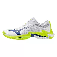 Mizuno 美津濃 Wave Lightning Elite [V1GA260039] 男 排球鞋 彈跳 敏捷 白藍 27.5cm 白/藍