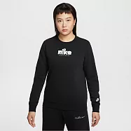 NIKE AS W NSW CLUB FLC STD GX CREW 女 圓領套頭衫 IF0225010 L 黑色