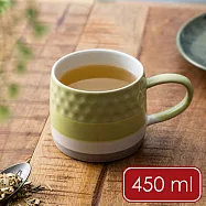 《Mikasa》石陶馬克杯(酪梨奶蓋450ml) | 水杯 茶杯 咖啡杯 拿鐵杯 北歐風