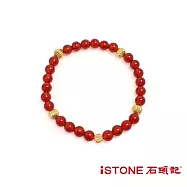 石頭記-紅瑪瑙手鍊-鴻福納財 錢幣款