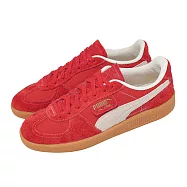 Puma 休閒鞋 Palermo Vintage 男鞋 女鞋 紅 白 膠底 麂皮 德訓鞋 396841-17 24.5cm CANDY APPLE-GUM