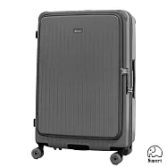 【NUPORT】28吋御曜典藏系列前中開旅行箱/行李箱(雲霧冷灰)