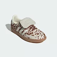 adidas 愛迪達 休閒鞋 Samba LT W 女鞋 米白 棕 乳牛紋 仿馬毛 德訓鞋 翻鞋舌 愛迪達 25.5cm WHITE/PINK