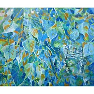 【玲廊滿藝】胡令豪-流相60.5x72.5cm