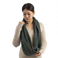 Design House Stockholm 褶毛絨護頸圍巾 (森林綠)