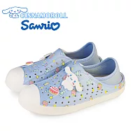 【HELLO KITTY】女 CINNAMOROLL 大耳狗 洞洞鞋 雨鞋 布希鞋 懶人鞋 半拖鞋 防水 輕量 JP23 水藍色