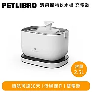 PETLIBRO 清泉寵物飲水機 充電款 PLWF115