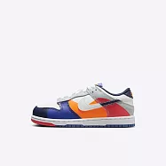 Nike 耐吉 Dunk Low SE PS [FQ7673-100] 中童 運動休閒鞋 低筒 舒適 穿搭 白 多色 20 白/藍