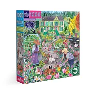 美國eeBoo 1000片拼圖 - 法式花園 (French Flower Garden 1000 Piece Puzzle)