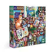 美國eeBoo 1000片拼圖 - 博學家小貓 ( Naturalist&rsquo;s Cat 1000 Piece Puzzle )