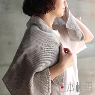 【日本桃雪】SEK抗菌防臭檜木鬆餅紋迷你浴巾 (炭灰) | 鈴木太太公司貨