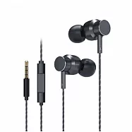 【HP 惠普】DHE-7001 有線入耳式耳機麥克風 黑色