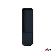 [ZIYA] Apple TV Siri Remote 第2/3代 遙控器矽膠保護套 斜格紋款 酷炫黑色