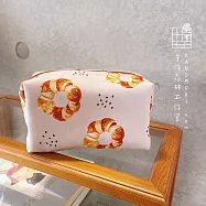 手作森林【DIY材料包】吐司收納包 影音教學 厚棉布 森林菓子 原創印花 化妝包 筆袋 自有品牌布料
