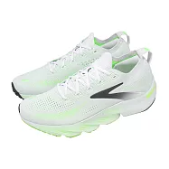 Brooks 慢跑鞋 Glycerin Flex 男鞋 白 綠 甘油靈活系列 氮氣中底 1104781D114 28.5cm WHITE/GREEN