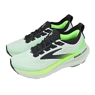 Brooks 慢跑鞋 Glycerin GTS 23 男鞋 白綠 甘油系列23代 氮氣中底 1105031D154 29cm WHITE/GREEN