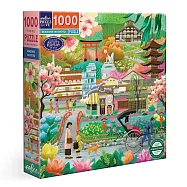 美國eeBoo 1000片拼圖 - 日本京都四季 ( Seasons in Kyoto 1000 Piece Puzzle )