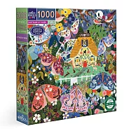 美國eeBoo 1000片拼圖 - 黃昏小屋 ( Cottage at Dusk 1000 Piece Puzzle )