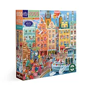 美國eeBoo 1000片拼圖 - 斯德哥爾摩 ( Stockholm 1000 Piece Puzzle )