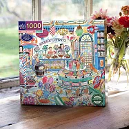 美國eeBoo 1000片拼圖 - 甜點店 ( Sweet Shoppe 1000 Piece Puzzle ) 甜食下午茶蛋糕