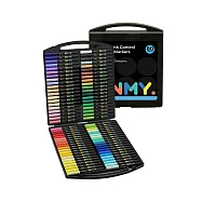 【時代中西畫材】恩米 ENMY 直液式 壓克力/丙烯 麥克筆 黑盒系列 80色