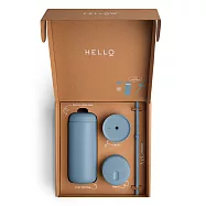 【FELLOW】474ml 禮盒組V3 卡特隨行真空陶瓷咖啡保溫杯 一杯三蓋 Carter Kit 晨霧藍