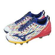 Mizuno 美津濃 棒壘球鞋 Cushionrevo Pro TPU CR 男鞋 藍 紅 回彈 11GP2630-01 26.5cm BLUE/RED
