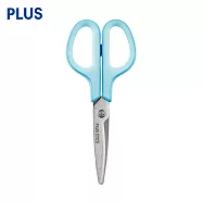 PLUS SC-175SL-AB 抗菌型弧線剪刀 藍 (左手)