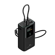 CCC標示 CUKTECH 酷態科 行動電源 PB1055 10號MINI 10000mAh-55W 數據顯示螢幕 PD快充 三口輸出 Type-C雙向快充 鈦黑