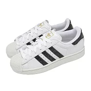adidas 愛迪達 休閒鞋 Superstar II W 女鞋 白 黑 復古 皮革 貝殼鞋 JP8162 24.5cm WHITE/BLACK