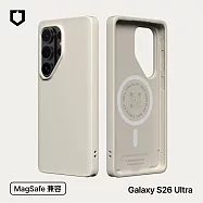 犀牛盾 Samsung Galaxy S26 Ultra SolidX MagSafe兼容 強化吸震緩衝防摔磁吸手機殼- 貝殼灰