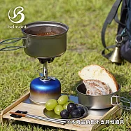 日本Belmont 折疊鈦鍋組 BM-581 (附收納袋 鍋蓋/盤)