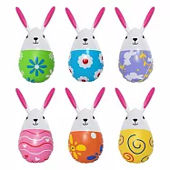 子玄 復活節兔子充氣彩蛋裝飾 五個隨機 兔兔充氣道具