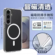 晶磁清透 三星 Galaxy S26 抗發黃保護殼 磁吸防摔手機殼(透明)