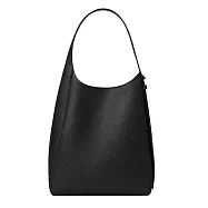 TORY BURCH ROMY HOBO 荔枝紋肩背包(中) 黑
