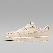 Nike 耐吉 W Air Jordan 1 MM Low [FN5032-200] 女 運動休閒鞋 外縫線 杏 金 23.5cm 米/金