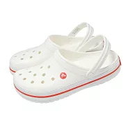Crocs 洞洞鞋 Crocband 男鞋 女鞋 卡駱班克駱格 海星橙 涼拖鞋 卡駱馳 110161WF 22cm WHITE/STARFISH