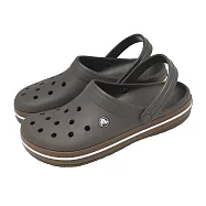 Crocs 洞洞鞋 Crocband Gum Clog 男女鞋 卡駱班街頭克駱格 深可可 2127562ME 22cm DARK COCOA