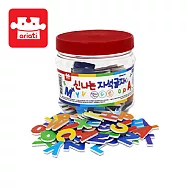 韓國《Ariati》 -- 桶裝磁力貼遊戲組-英文字母 (61pcs) ☆