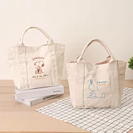 Peanuts史努比厚帆布手提袋 -驚訝